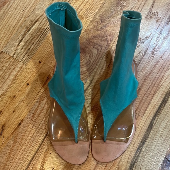 Dolce Vita Women's Indie Sandal OPEN TOE Summer Boots Bootie Turquoise 10 - Picture 10 of 11